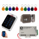 Set of Door Access Control System Kit RFID Keypad + Power Supply + Electric Lock  Door Locks for Home SESDZ-003