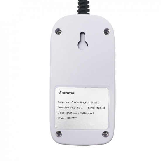Temperature Controller Socket Ketotek KT3008 110V-220V Temperature Controller Socket Ketotek KT3008 110V-220V