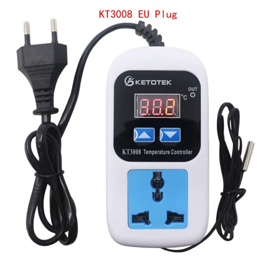 Temperature Controller  Socket Ketotek KT3008 110V-220V