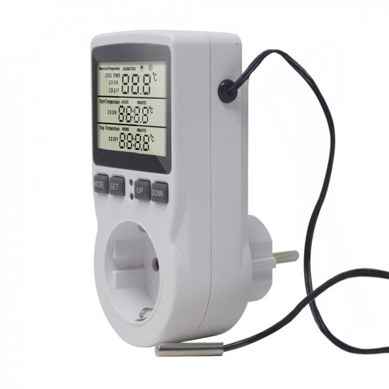 Digital Thermostat Socket Temperature Controller 16A 220V Ketotek KT3100 Digital Thermostat Socket Temperature Controller 16A 220V Ketotek KT3100