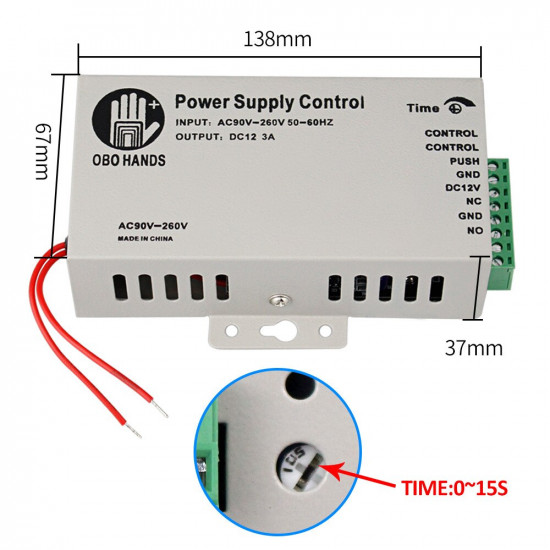 Kit de système de contrôle d'accès aux portes 13.56 MHZ avec Empreinte SES-1002