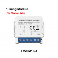 Mini switch 1 voie WIFI sans neutre tuya  AVATTO LWSM16-1GANG Mini switch 1 voie WIFI sans neutre tuya  AVATTO LWSM16-1GANG