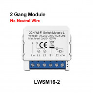 Mini switch 2 voies WIFI sans neutre tuya  AVATTO LWSM16-2GANG Mini switch 2 voies WIFI sans neutre tuya  AVATTO LWSM16-2GANG