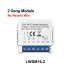 Mini switch 2 voies WIFI sans neutre tuya  AVATTO LWSM16-2GANG