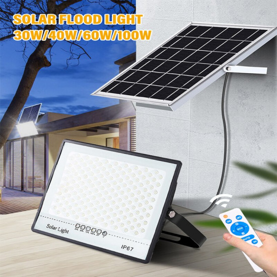 50W IP67 waterproof outdoor solar floodlight