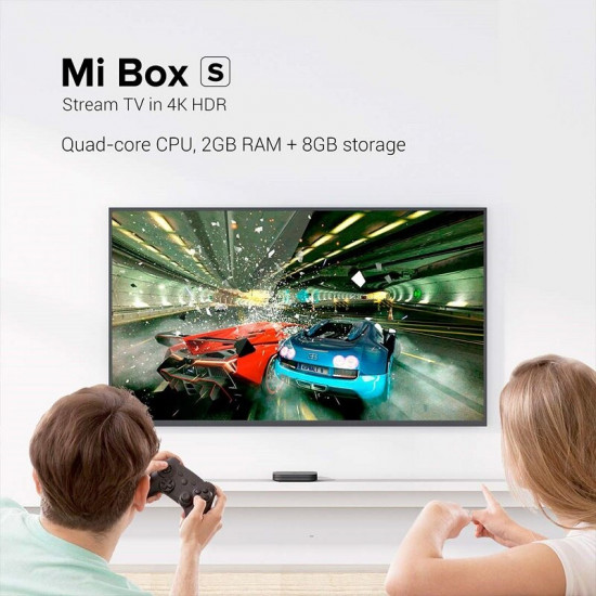 Boîtier Smart TV Android 9.0, 4K HDR, 2 Go RAM, Xiaomi Mi Box S