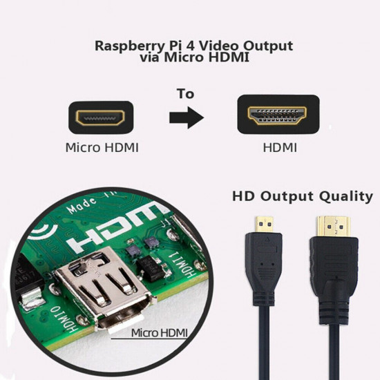 Micro HDMI to HDMI Cable 1.5M Micro HDMI to HDMI Cable 1.5M