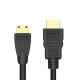 Mini HDMI to HDMI Cable Gold Plated 1080P Mini HDMI Cable 1.5M