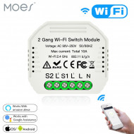 INTERRUPTEUR INTELLIGENT WIFI 2 VOIS TUYA