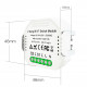 Wifi Smart Light Switch Diy Breaker Module Smart Life/Tuya APP Remote Control,Working with Alexa Echo Google Home 2 Gang 2 Way. Wifi Smart Light Switch Diy Breaker Module Smart Life/Tuya APP Remote Control,Working with Alexa Echo Google Home 2 Gang 2 Way.