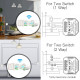 Wifi Smart Light Switch Diy Breaker Module Smart Life/Tuya APP Remote Control,Working with Alexa Echo Google Home 2 Gang 2 Way. Wifi Smart Light Switch Diy Breaker Module Smart Life/Tuya APP Remote Control,Working with Alexa Echo Google Home 2 Gang 2 Way.