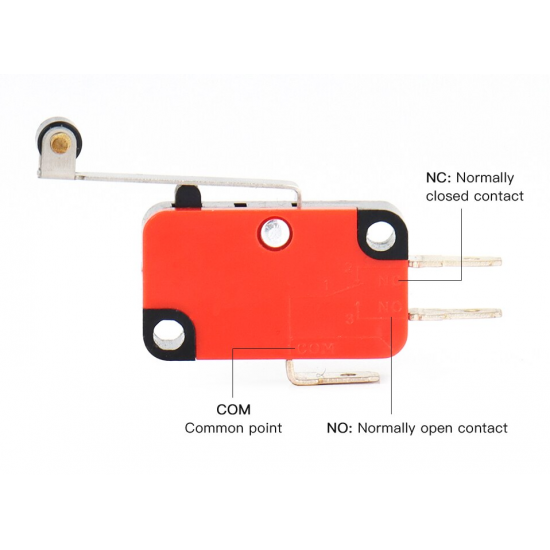 Micro interrupteur de fin de course à galet  1NO 1NC V-156-1C25