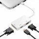 Convertisseur de Port d'affichage Mini Thunderbolt vers HDMI/VGA/DVI Convertisseur de Port d'affichage Mini Thunderbolt vers HDMI/VGA/DVI