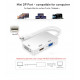 Convertisseur de Port d'affichage Mini  Thunderbolt vers HDMI/VGA/DVI 