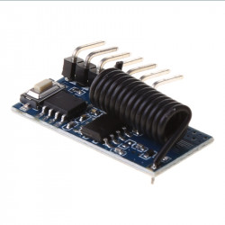Module Récepteur sans fil RF 433MHz, code d'apprentissage 1527 pour télécommande  Module Récepteur sans fil RF 433MHz, code d'apprentissage 1527 pour télécommande