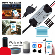 contrôleur de porte de Garage TUYA WIFi avec capteur filaire  WG-088 contrôleur de porte de Garage TUYA WIFi avec capteur filaire  WG-088
