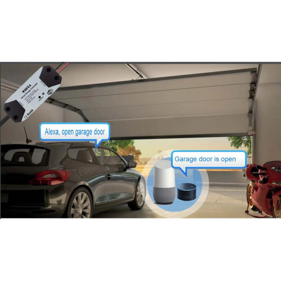 contrôleur de porte de Garage TUYA WIFi avec capteur filaire WG-088 contrôleur de porte de Garage TUYA WIFi avec capteur filaire WG-088