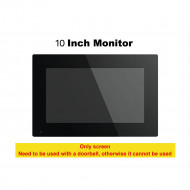 Moniteur Blanc 10 Pouce avec ecran tactile Pour visiophone hybride intélligent Tuya  AHD10 Moniteur Blanc 10 Pouce avec ecran tactile Pour visiophone hybride intélligent Tuya  AHD10
