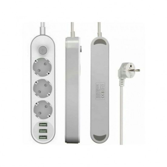 Rallonge Multiprise 3 U , 3 Usb , 2M , 10A modèle 352 Rallonge Multiprise 3 U , 3 Usb , 2M , 10A modèle 352