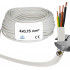 Câble d'alimentation souple NYM-J gainé 4 x 0.75 mm²   Par mètre  