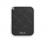 Télécommande 4 boutons  pour porte de garage NICE FLO4RE Noir