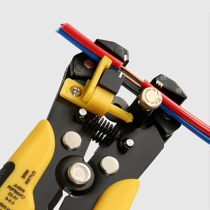 Pince multifonctionnelle pince à dénuder de coupe de câble de fil de dénudeur de fil de précision R T-7021 pince à dénuder coupe-fil 0.8-2.6mm 10-20 AWG 