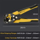 Pliers Wire Stripper Crimper Cable Cutter Automatic Multifunctional Terminal 8" Pliers Wire Stripper Crimper Cable Cutter Automatic Multifunctional Terminal 8"