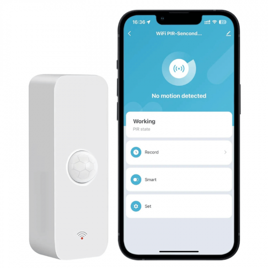 Détecteur de mouvement WiFi  PIR Tuya pour maison connectée P01