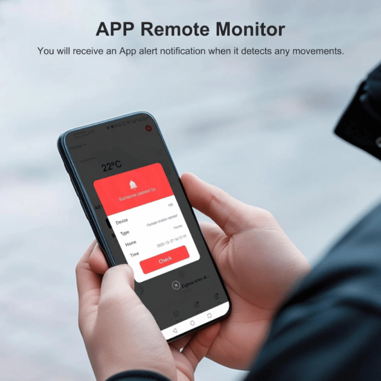 Détecteur de mouvement WiFi  PIR Tuya pour maison connectée P01