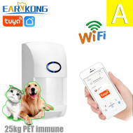 détecteur de mouvement wifi compatible tuya avec alarme sirène intégré détecteur de mouvement wifi compatible tuya avec alarme sirène intégré