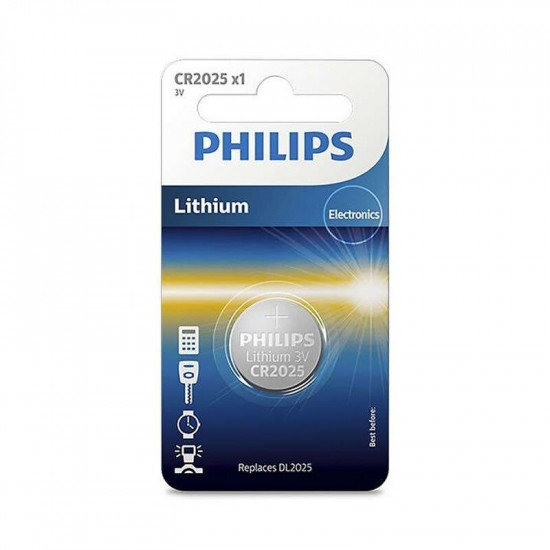 Pile Philips 3V CR2025 Pile Philips 3V CR2025