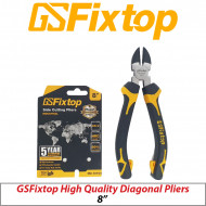 Pince Coupante Diagonale haute qualité 8" 200 mm GSFixtop 10104 Pince Coupante Diagonale haute qualité 8" 200 mm GSFixtop 10104