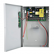 Boitier alimentation pour contrôle d'accès 230VAC/12VDC 5A avec support batterie secours Mactech MT-PSCA1205 Boitier alimentation pour contrôle d'accès 230VAC/12VDC 5A avec support batterie secours Mactech MT-PSCA1205