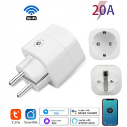 Smart Plug Wireless Remote Control Timer Socket 20A witrh energy monitor 220V WiFi EU