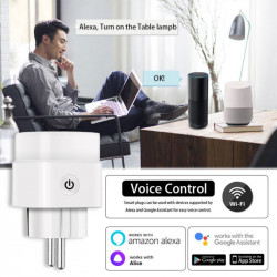 Smart Plug Wireless Remote Control Timer Socket 16A 220V WiFi EU