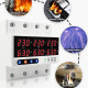 Protecteur de courant de tension triphasé Bms electric BDR1-4P 63A