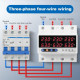 Protecteur de courant de tension triphasé Bms electric BDR1-4P 63A