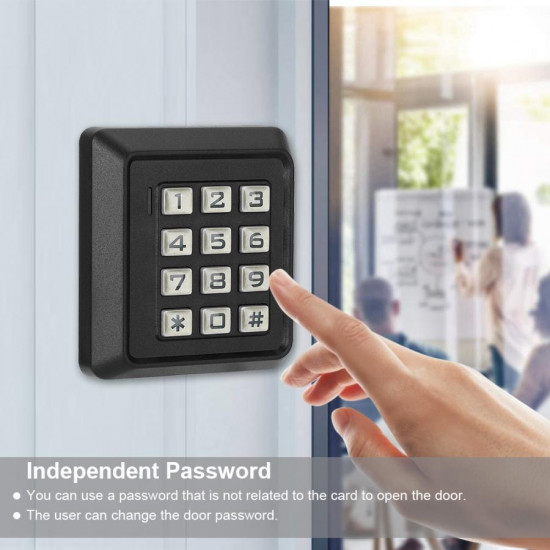 125KHZ RFID Door Opener Password Card Reader Wiegand 26 Security Access System Standalone R30EM 125KHZ RFID Door Opener Password Card Reader Wiegand 26 Security Access System Standalone R30EM