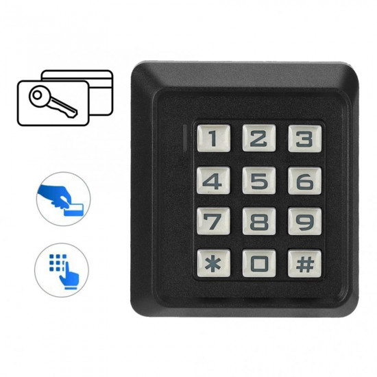 125KHZ RFID Door Opener Password Card Reader Wiegand 26 Security Access System Standalone R30EM 125KHZ RFID Door Opener Password Card Reader Wiegand 26 Security Access System Standalone R30EM