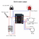 Double Kit de Thermostat de régulateur de température PID numérique REX-C100 avec SSR-40DA