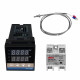 Double Kit de Thermostat de régulateur de température PID numérique REX-C100 avec SSR-40DA