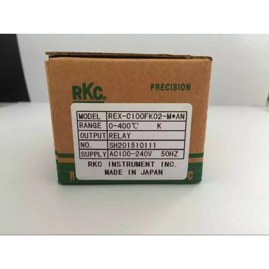 Double régulateur de température numérique RKC PID REX-C100 avec thermocouple K, sortie relais/sortie SSR