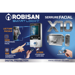 kit contrôleur d'accès avec empreinte et reconnaissance faciale ROBISAN X10 kit contrôleur d'accès avec empreinte et reconnaissance faciale ROBISAN X10