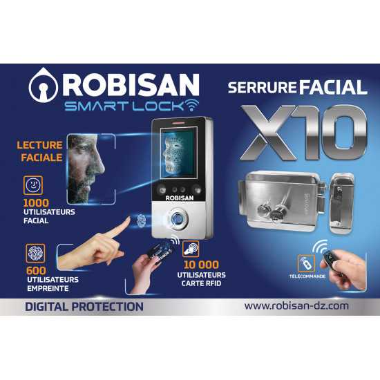 access controller kit with fingerprint and facial recognition ROBISAN X10