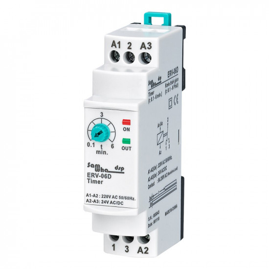 On Delay Time Relay Electronic Adjustable (0.1-6min.)
