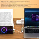 Répartiteur de station USB Type C HUB S6, 4K HDMI, vidéo, audio YX04-X5 Répartiteur de station USB Type C HUB S6, 4K HDMI, vidéo, audio YX04-X5