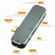 Répartiteur de station USB Type C HUB S6, 4K HDMI, vidéo, audio YX04-X5 Répartiteur de station USB Type C HUB S6, 4K HDMI, vidéo, audio YX04-X5