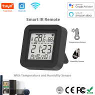 Universal IR Remote S09-24H tuya Temperature Humidity Sensor for Air Conditioner TV AC Works with Alexa,Google Home