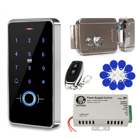 Kit de système de contrôle d'accès aux portes 13.56 MHZ avec Empreinte SES-1004 Kit de système de contrôle d'accès aux portes 13.56 MHZ avec Empreinte SES-1004