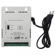 Alimentation CCTV SMPS multiport 8 canaux (entrée 150-300V, sortie 12 Volt 10 Amp) Alimentation CCTV SMPS multiport 8 canaux (entrée 150-300V, sortie 12 Volt 10 Amp)